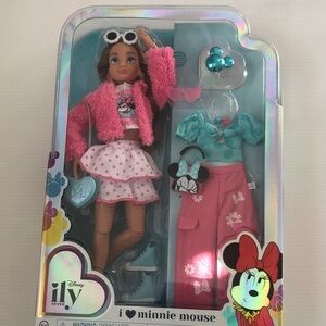 Disney ily 4EVER Minnie Mouse Doll with Pink and Blue Outfit